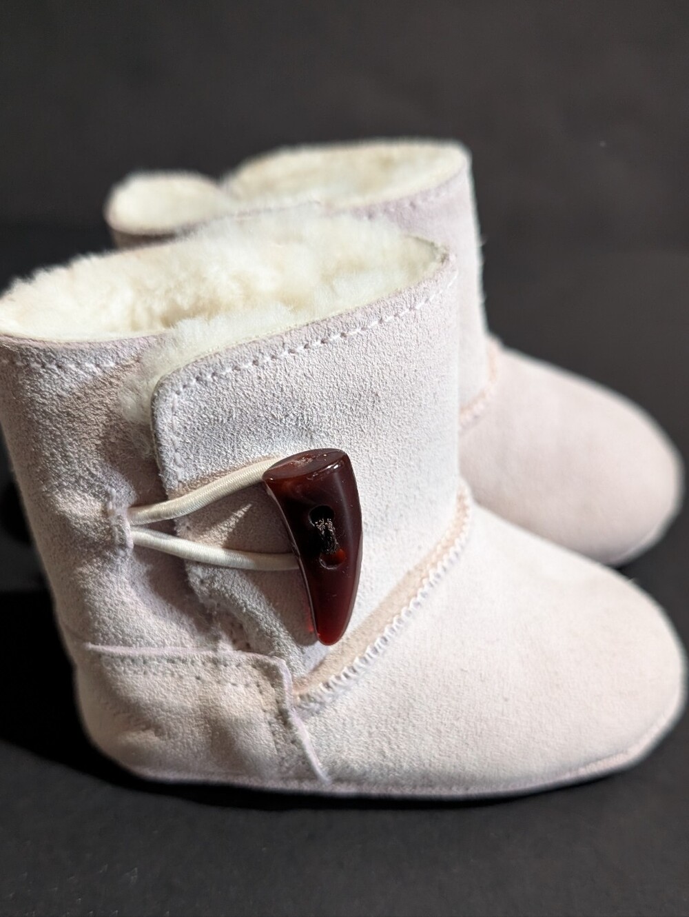 Ralph Lauren infant baby soft boots size 2 pink